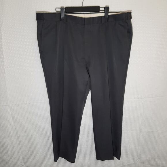 Norm Thompson 44 Pants Men’s Grey Microfiber Dress Slacks USA 100% Polyester - Picture 1 of 7